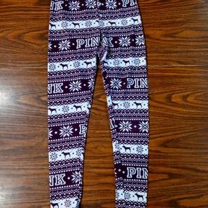 Vs pink pajama pants